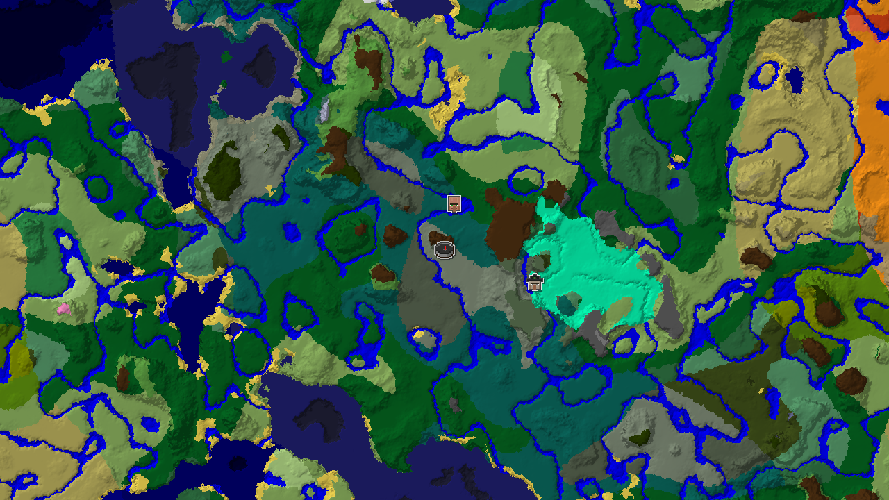 Spawn in Taiga with an Abandoned Village Nearby
