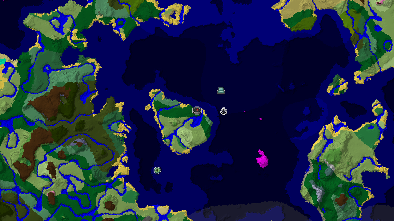 Ocean Monument Near Spawn in a Deep Ocean World