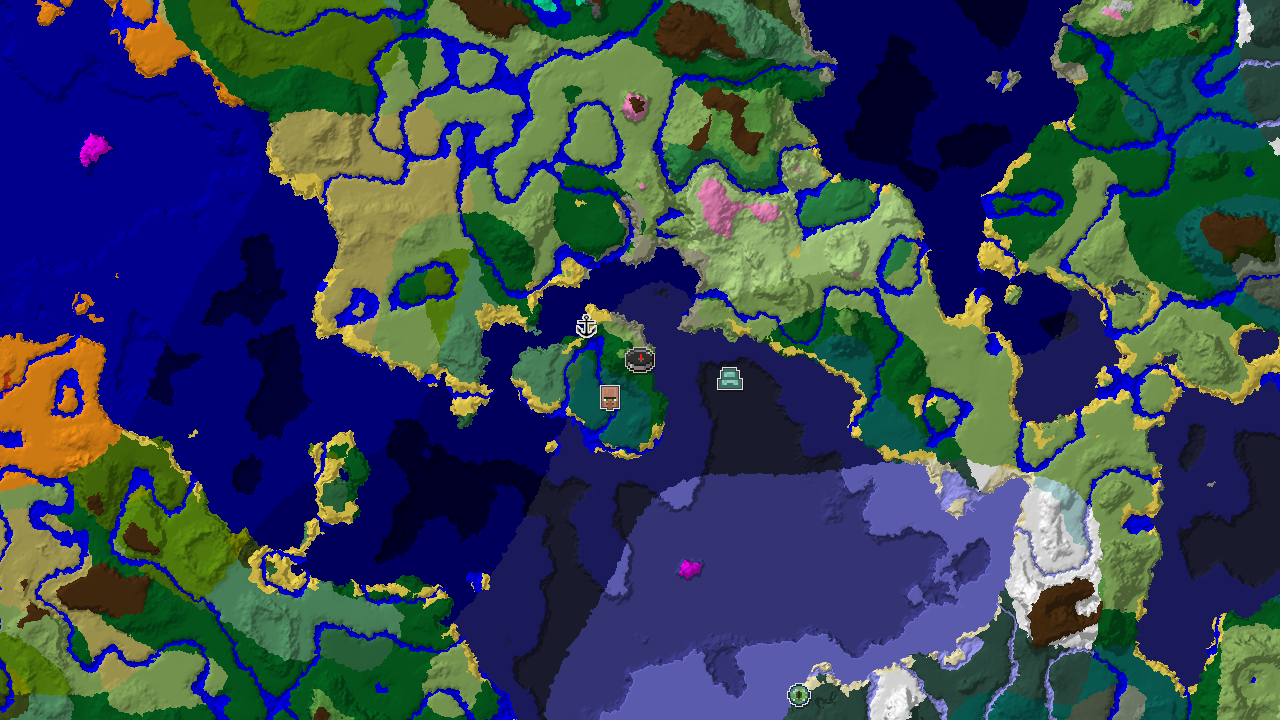 Village and Shipwreck Near Spawn with Nearby Cherry Grove