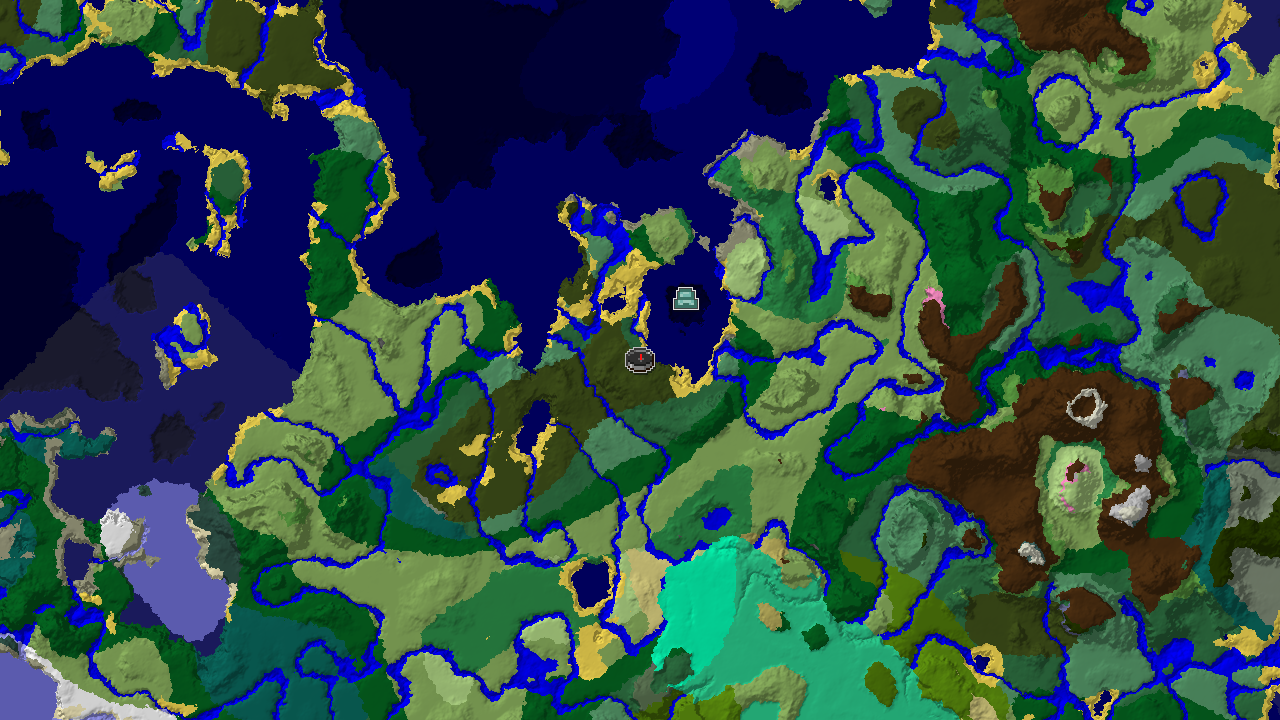 Dark Forest Spawn with Close Ocean Monument
