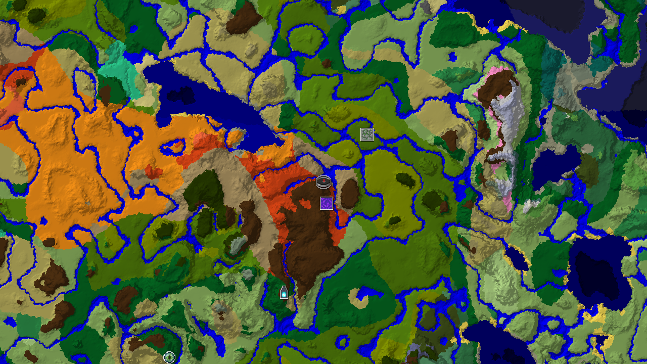 Spawn in Badlands with Nearby Bamboo Jungle