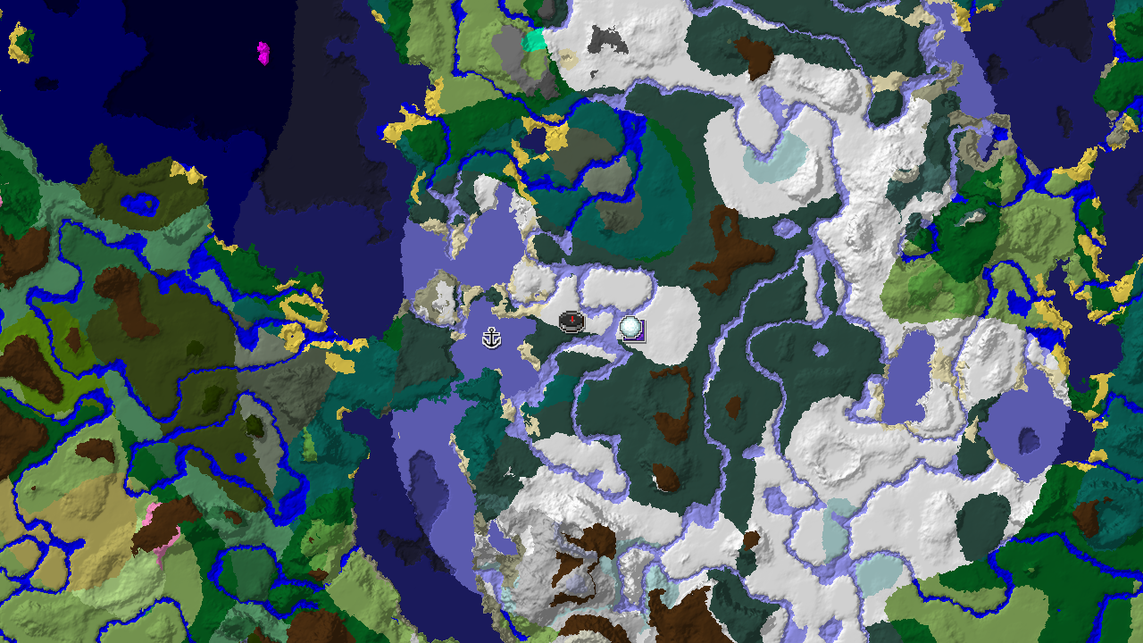 Frozen Tundra with Igloo and Shipwreck Near Spawn