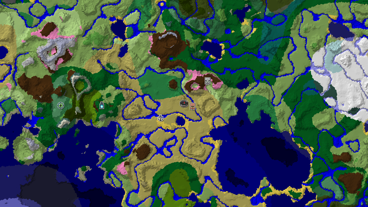 Savanna Spawn with a Nearby Flower Forest and Village