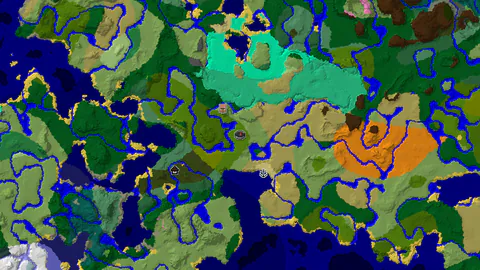 Jungle Plateau with a Nearby Woodland Mansion