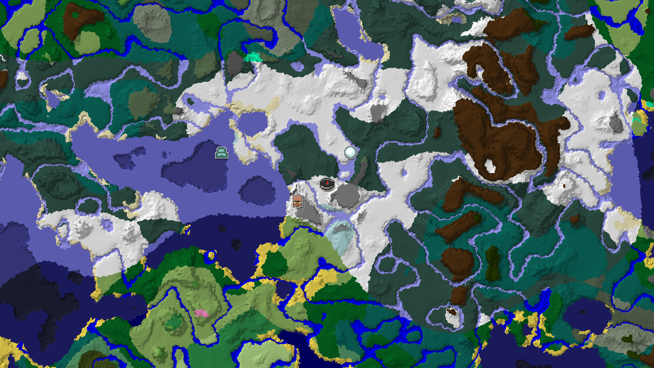 Ice Spikes and Villages in a Frosty Spawn