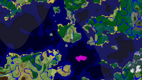 Flower Forest and Mushroom Fields Near Spawn
