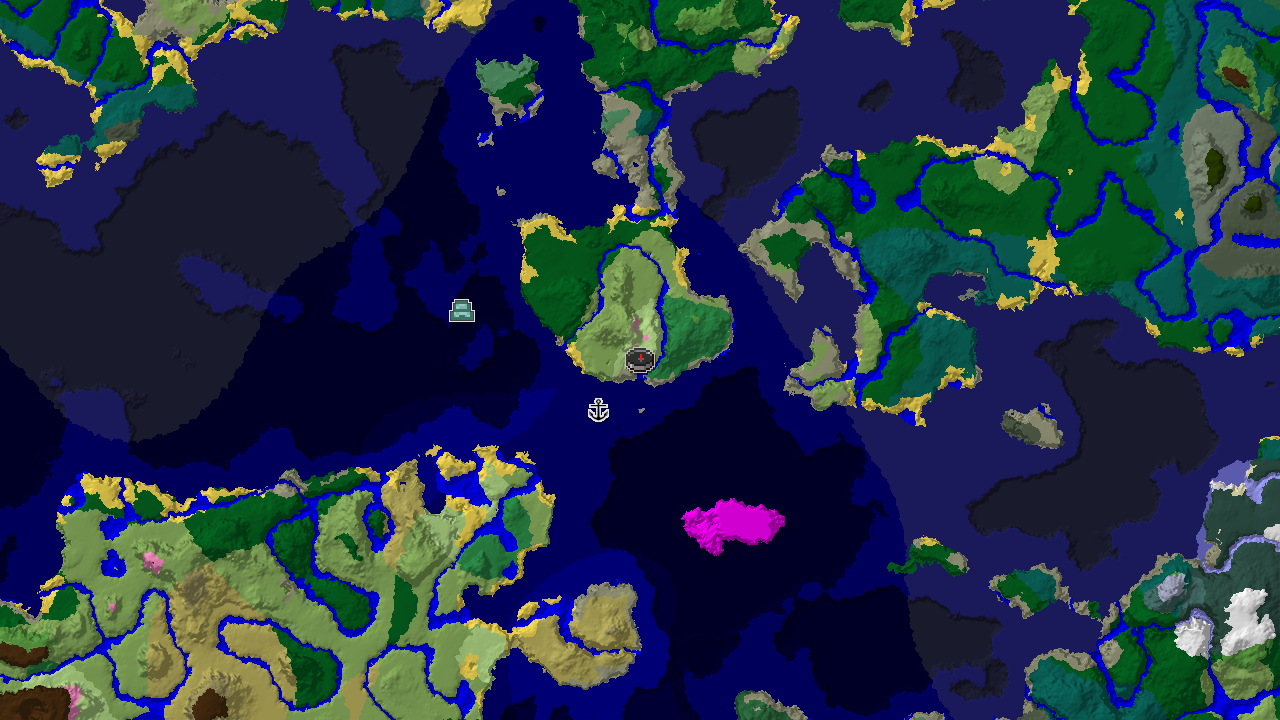Flower Forest and Mushroom Fields Near Spawn