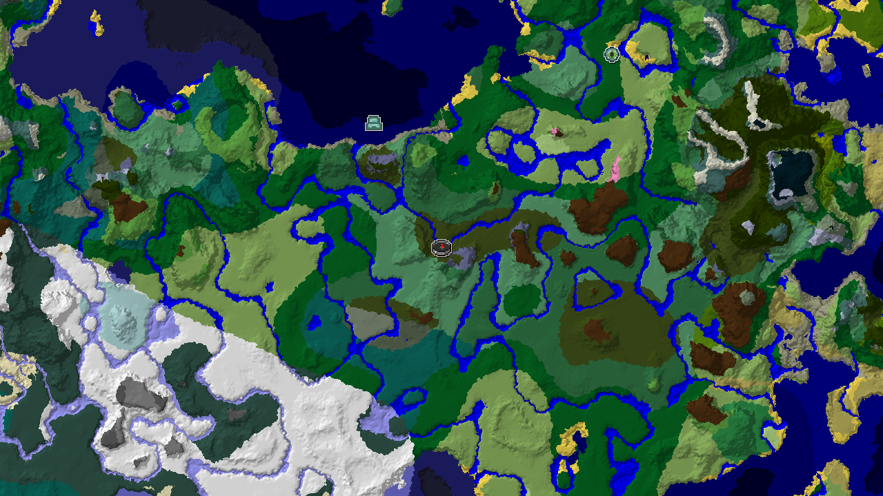 Spawn in Dark Forest with a Rare Pale Garden Nearby