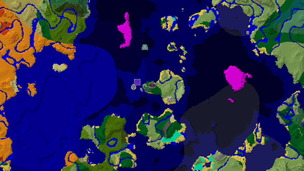 Ocean Monument Near Spawn with Diverse Biomes
