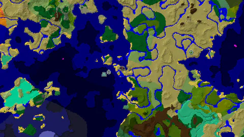 Ocean Monument and Jungle Near Coastal Spawn