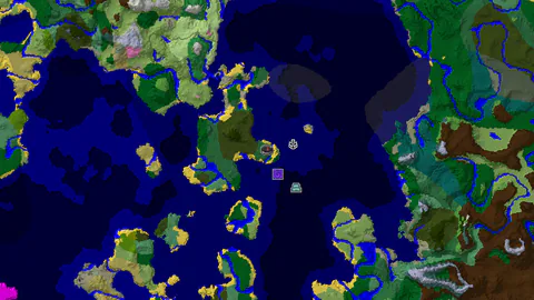 Ocean Monument and Shipwreck Near Forest Spawn