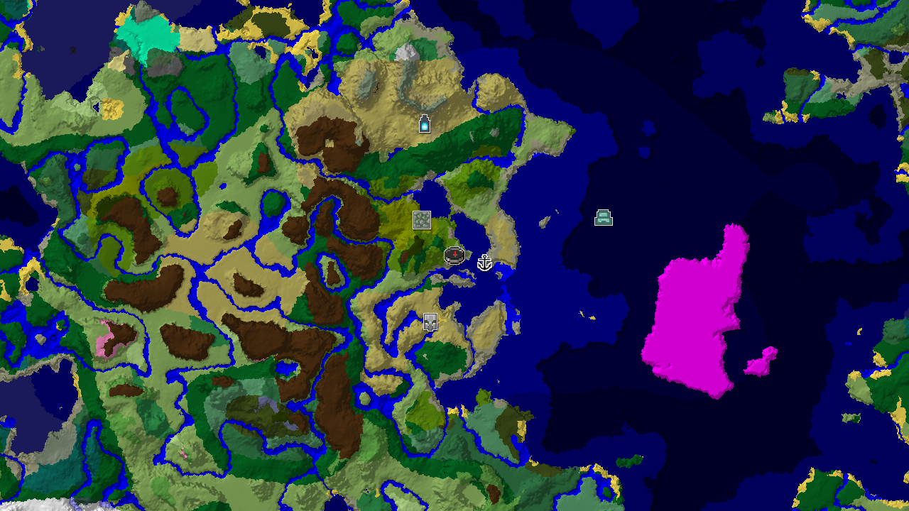 Jungle Outpost with Ancient City and Shipwreck