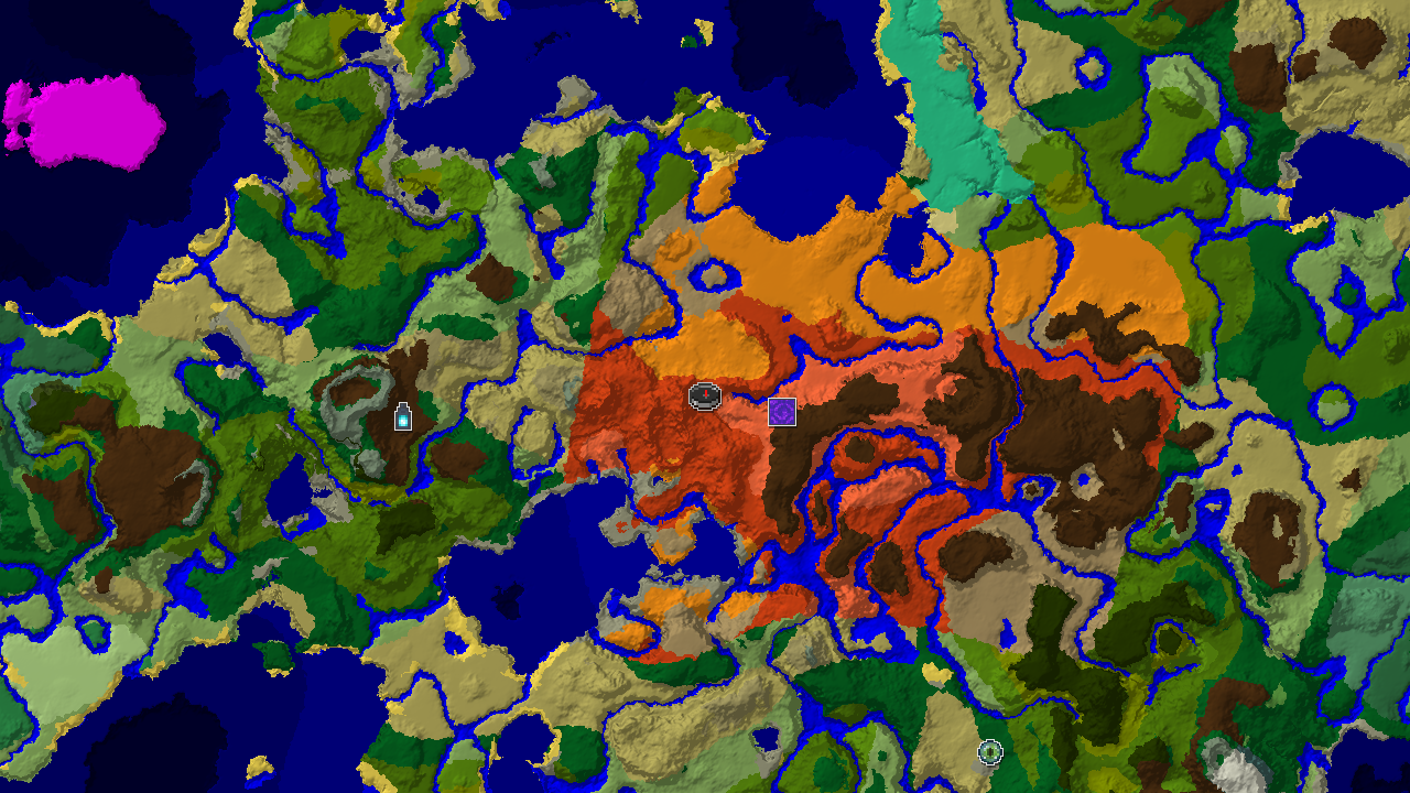 Spawn in Badlands with Rare Eroded Peaks Nearby