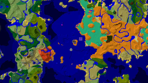 Coastal Desert with Nearby Mangroves and Badlands