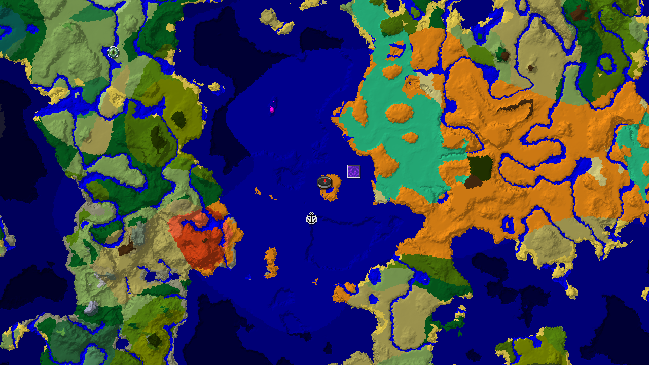 Coastal Desert with Nearby Mangroves and Badlands