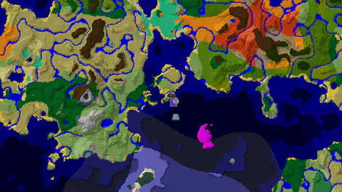 Ocean Monument and Shipwreck Near Plains Spawn