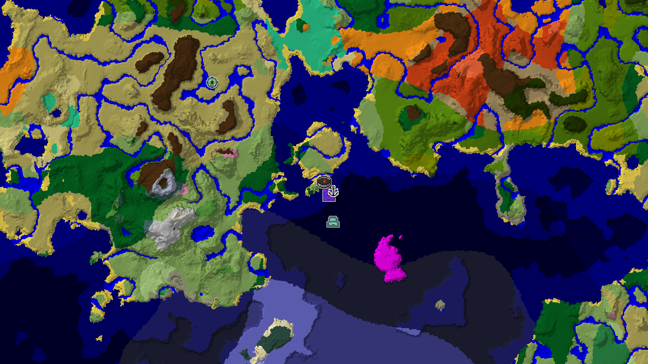 Ocean Monument and Shipwreck Near Plains Spawn