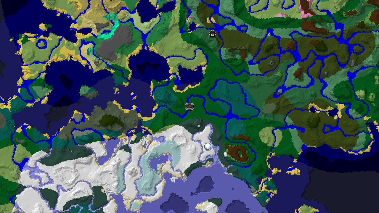 Woodland Mansion Near Spawn with Diverse Cold Biomes