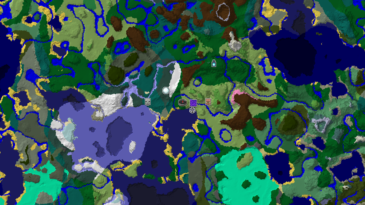 Forest Spawn with an Ancient City and Icy Biomes Nearby