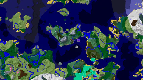 Woodland Mansion Near Spawn Amidst Diverse Biomes