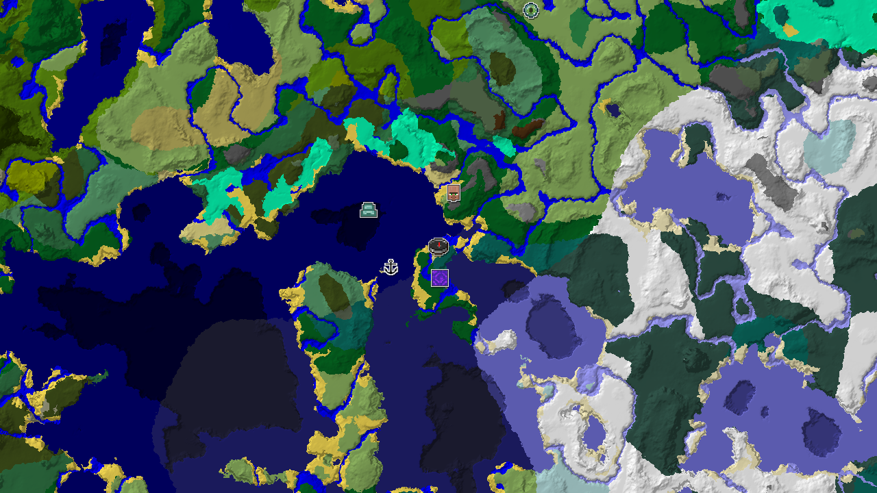 Spawn in Savanna, Villages and Monuments Nearby
