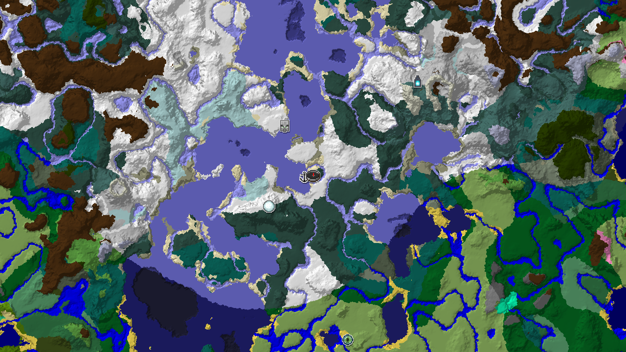 Ancient City near Spawn in a Frozen World