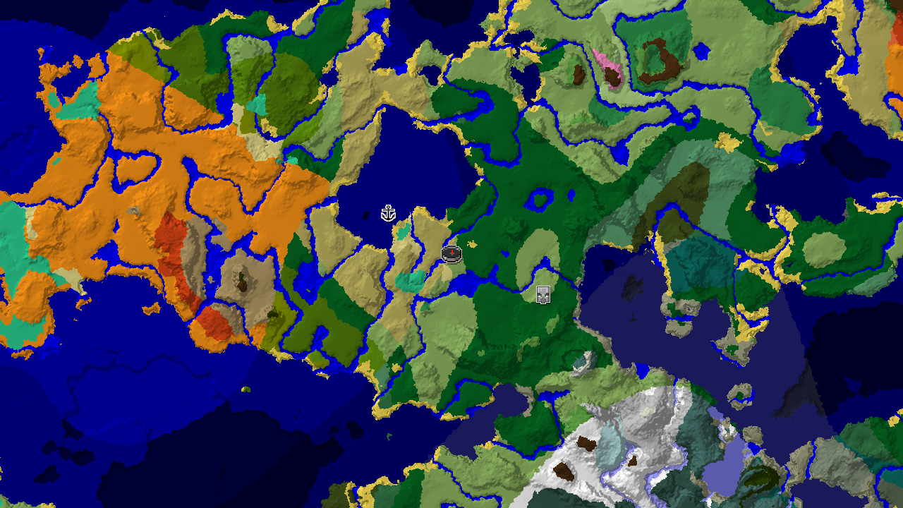 Mangrove Swamp and Savanna Hills Near Plains Spawn