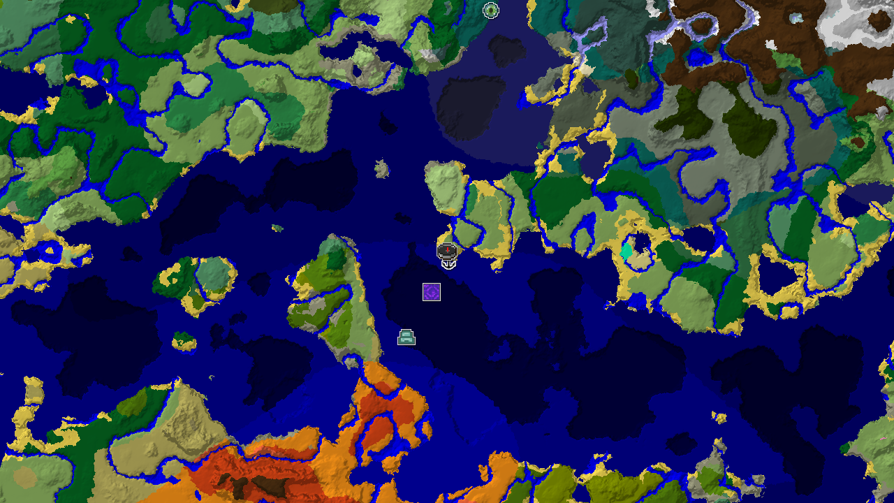 Ocean Monument Near Savanna Spawn