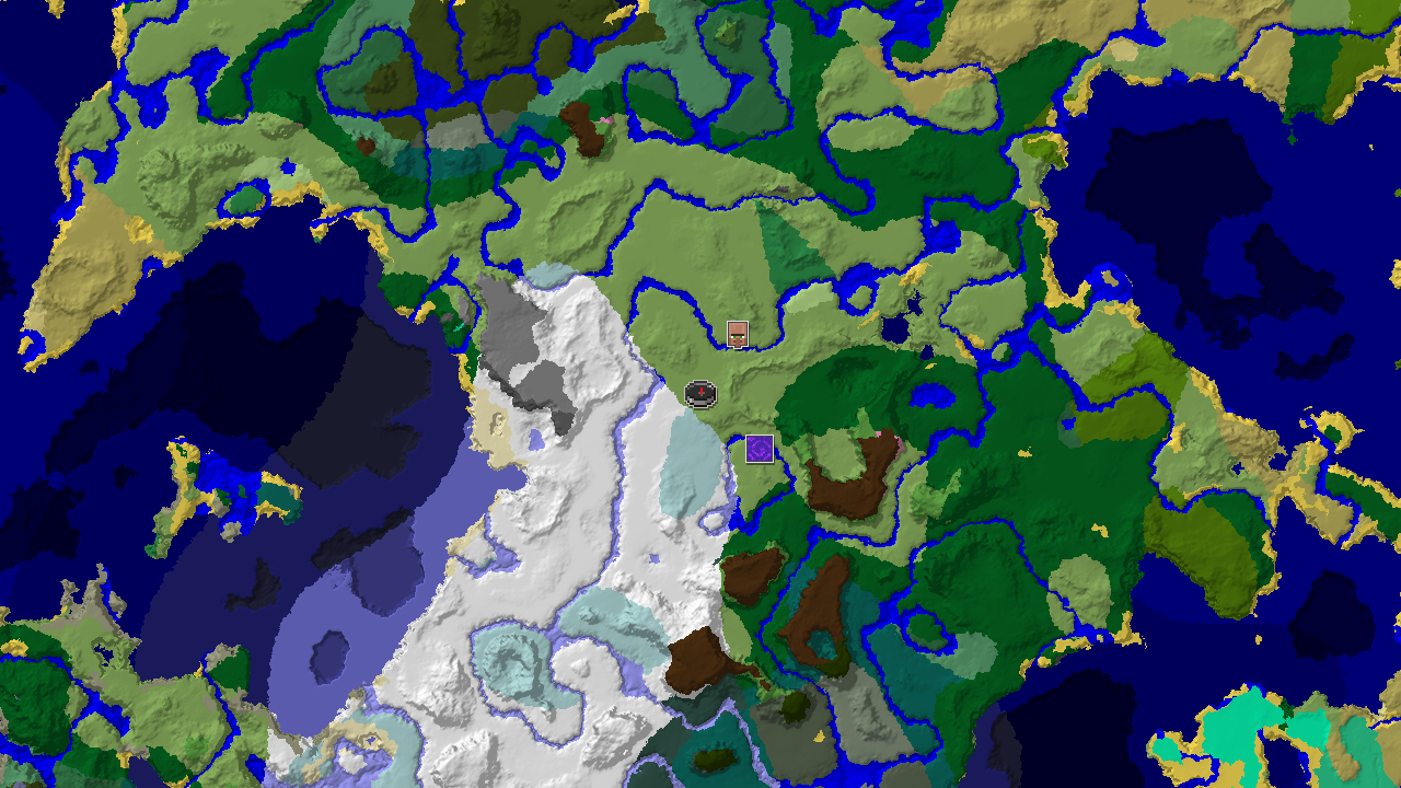 Ice Spikes Near Spawn in a Varied Plains Landscape