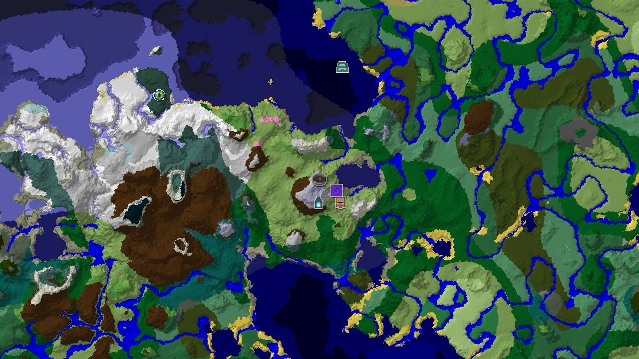Frozen Peaks Spawn with Nearby Ancient City