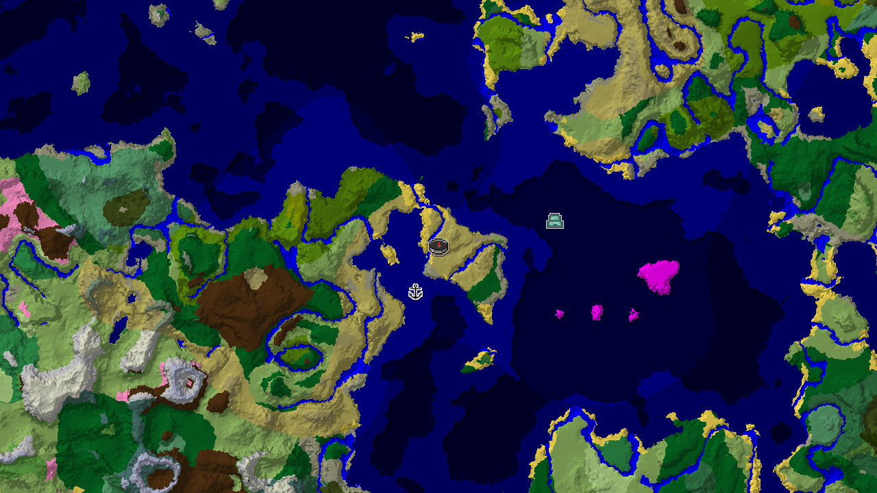 Ocean Monument and Jungle Near Savanna Spawn