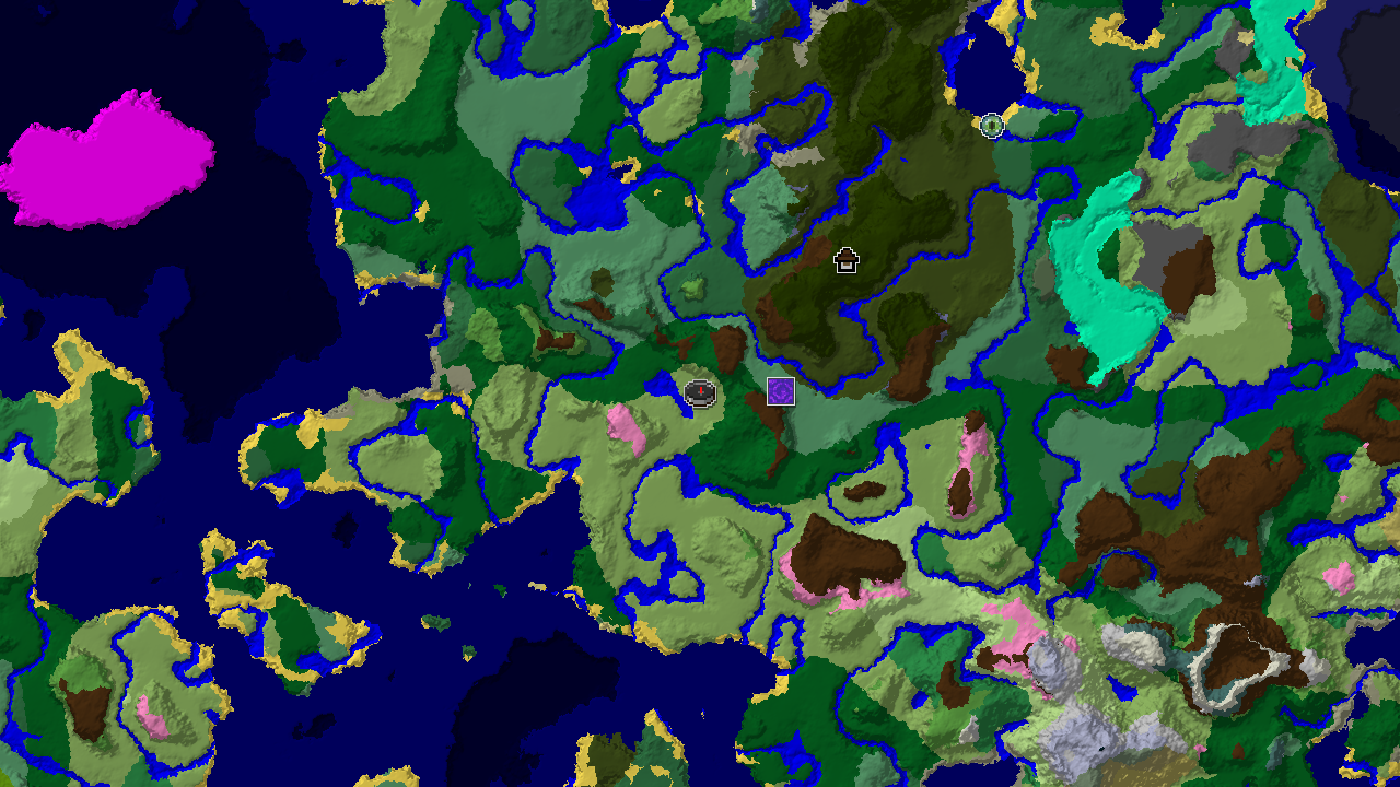 Woodland Mansion and Diverse Biomes Near Spawn