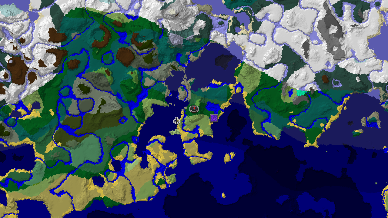 Coastal Start With Nearby Shipwreck and Ruined Portal