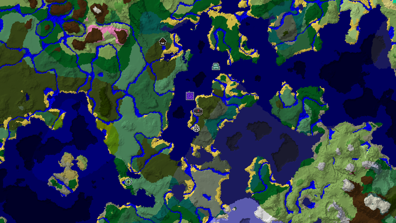 Woodland Mansion, Dark Forest Spawn & Cold Ocean