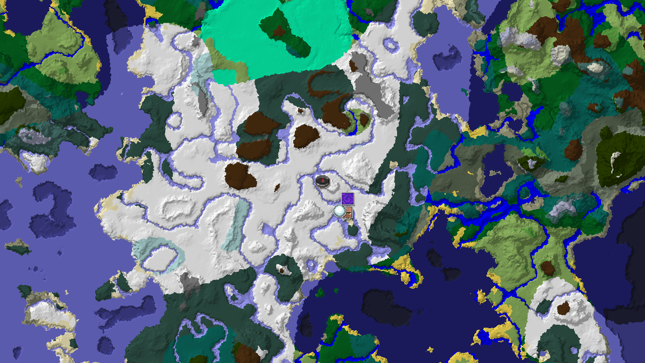 Waterside Village in Snowy Plains & Ice Spikes