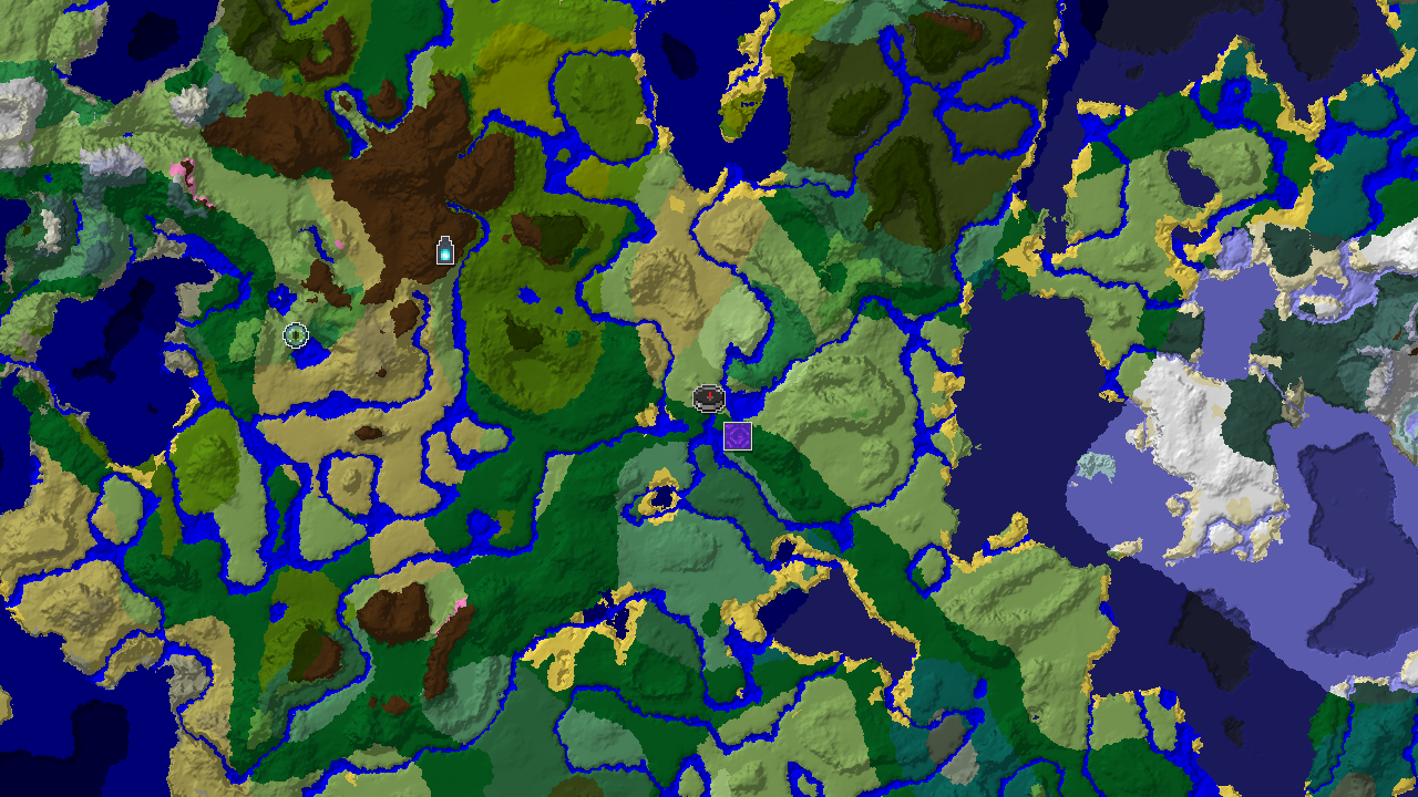 Spawn Near a Flower Forest and Extensive Jungles