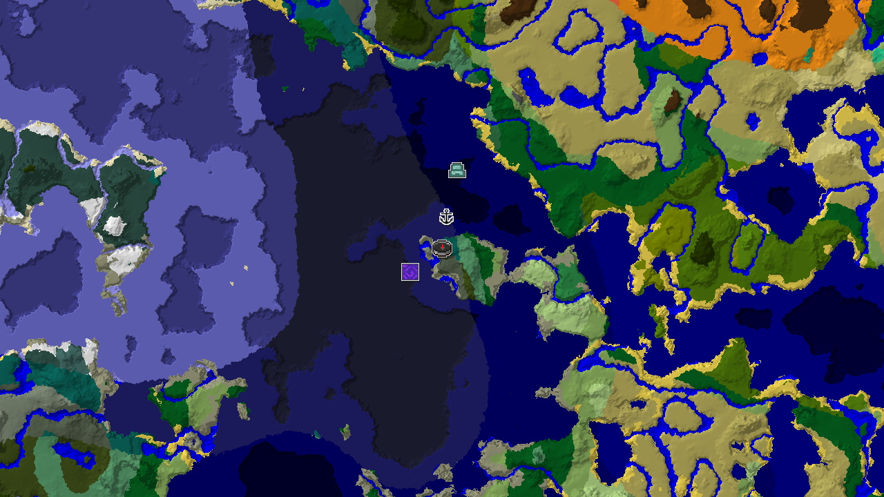 Spawn in Old Growth Pine Taiga with Nearby Ocean Monument