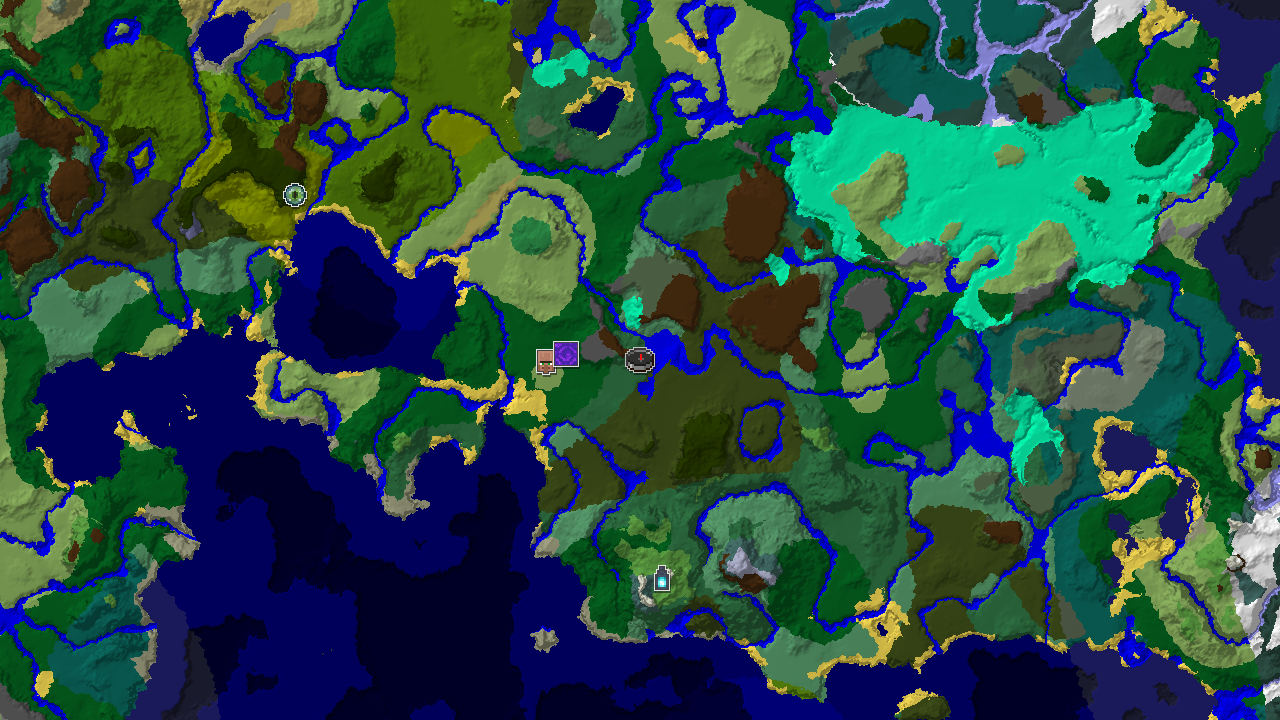 Ancient City Near Spawn, Plus Varied Forests