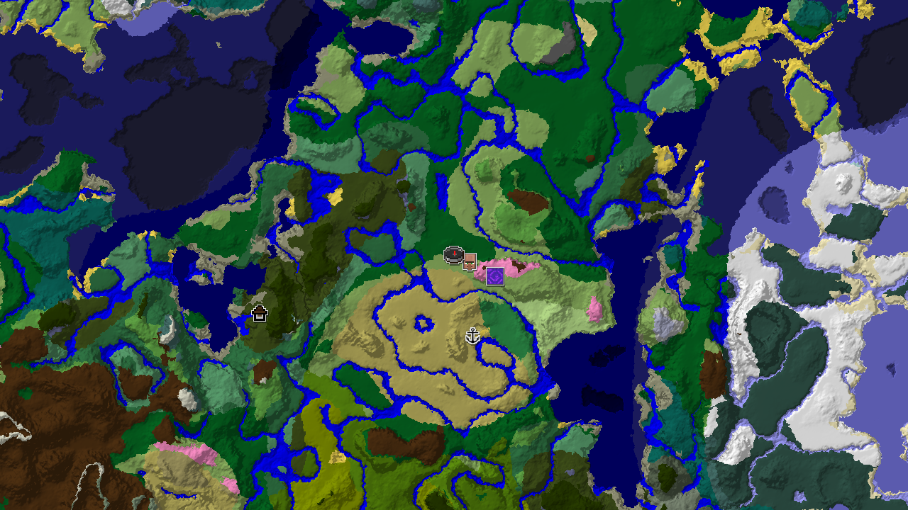 Cherry Grove Spawn and Village Nearby