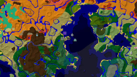 Ancient City Near Spawn in a Jungle and Ocean World