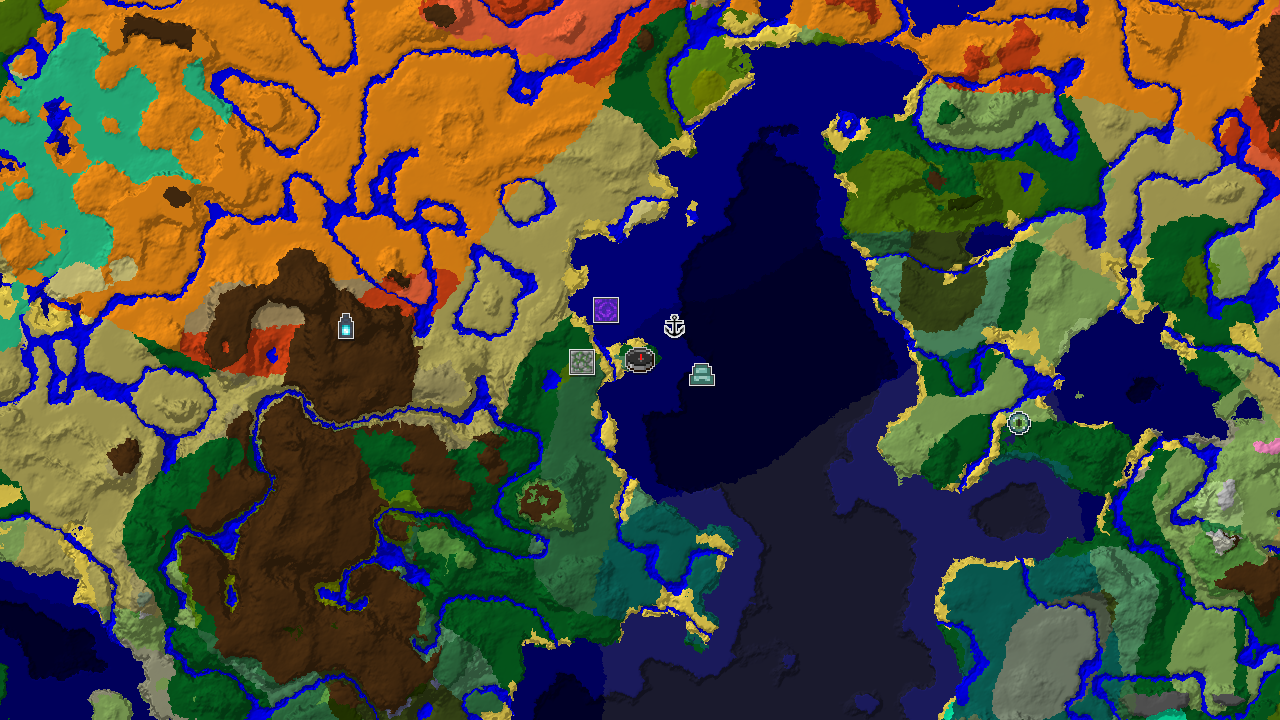 Ancient City Near Spawn in a Jungle and Ocean World