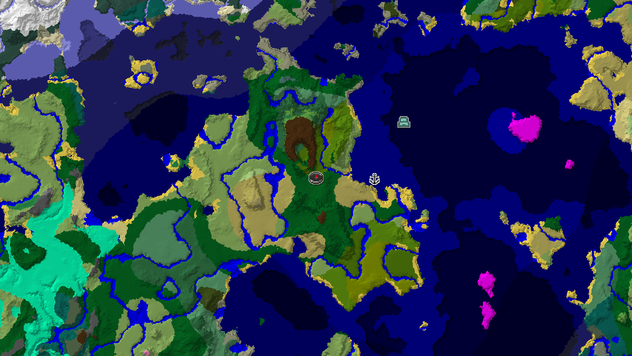 Forest Spawn with Nearby Jungle and Ocean Monument