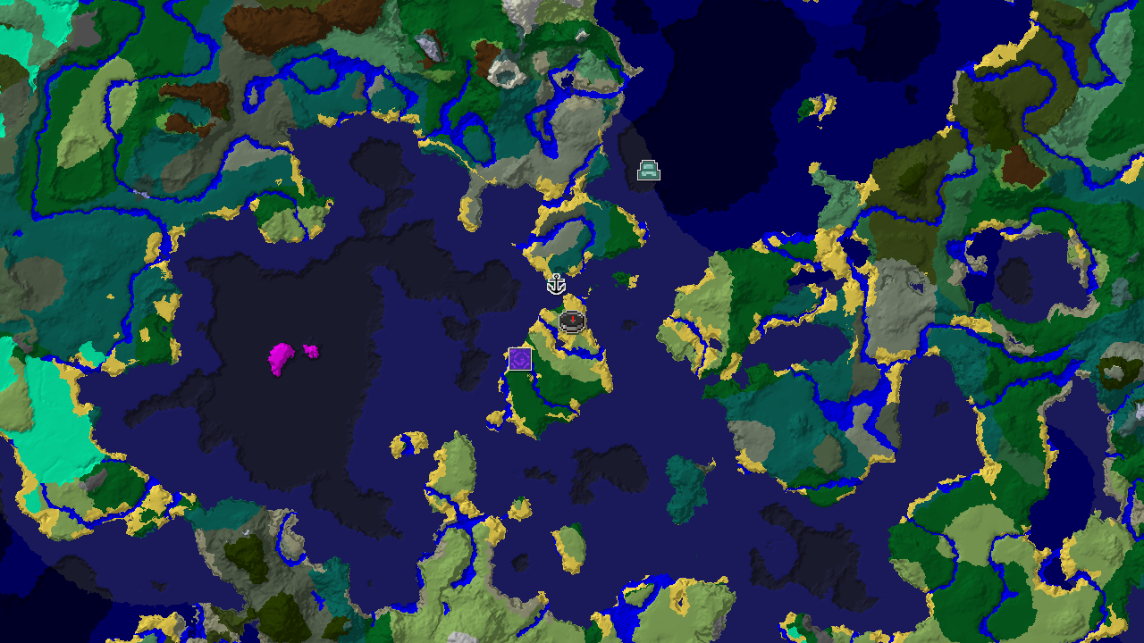 Ocean Monument and Shipwreck Near Spawn