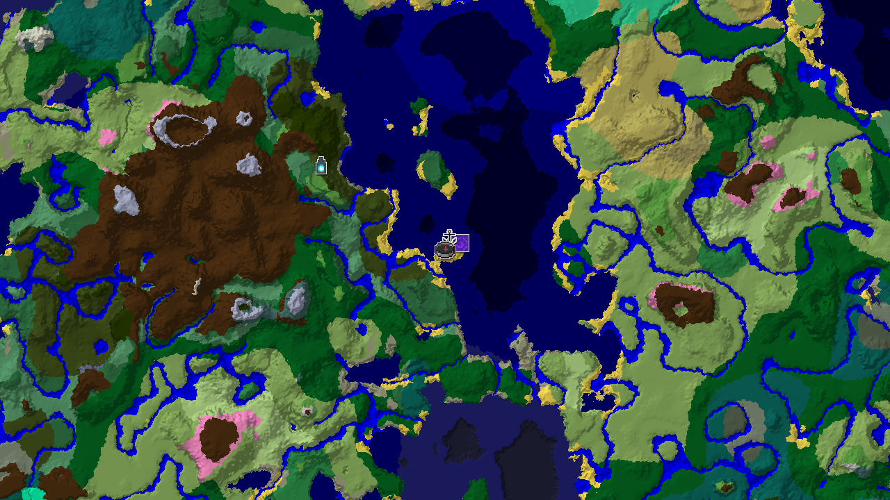 Spawn Near Ocean, Dark Forest, and Ancient City