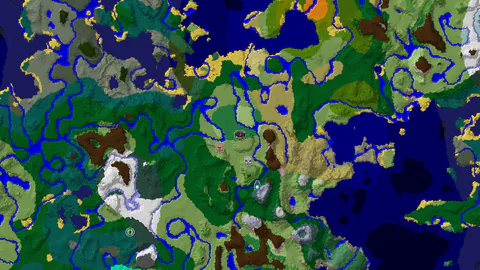Flower Forest Spawn with Nearby Village and Outpost