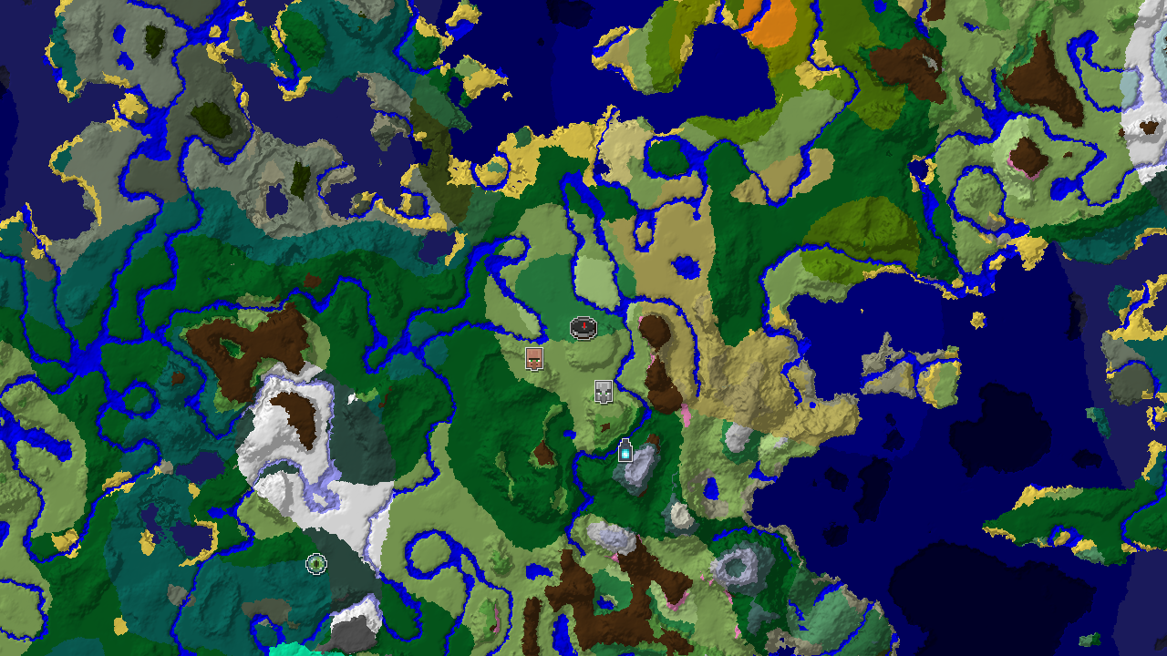 Flower Forest Spawn with Nearby Village and Outpost
