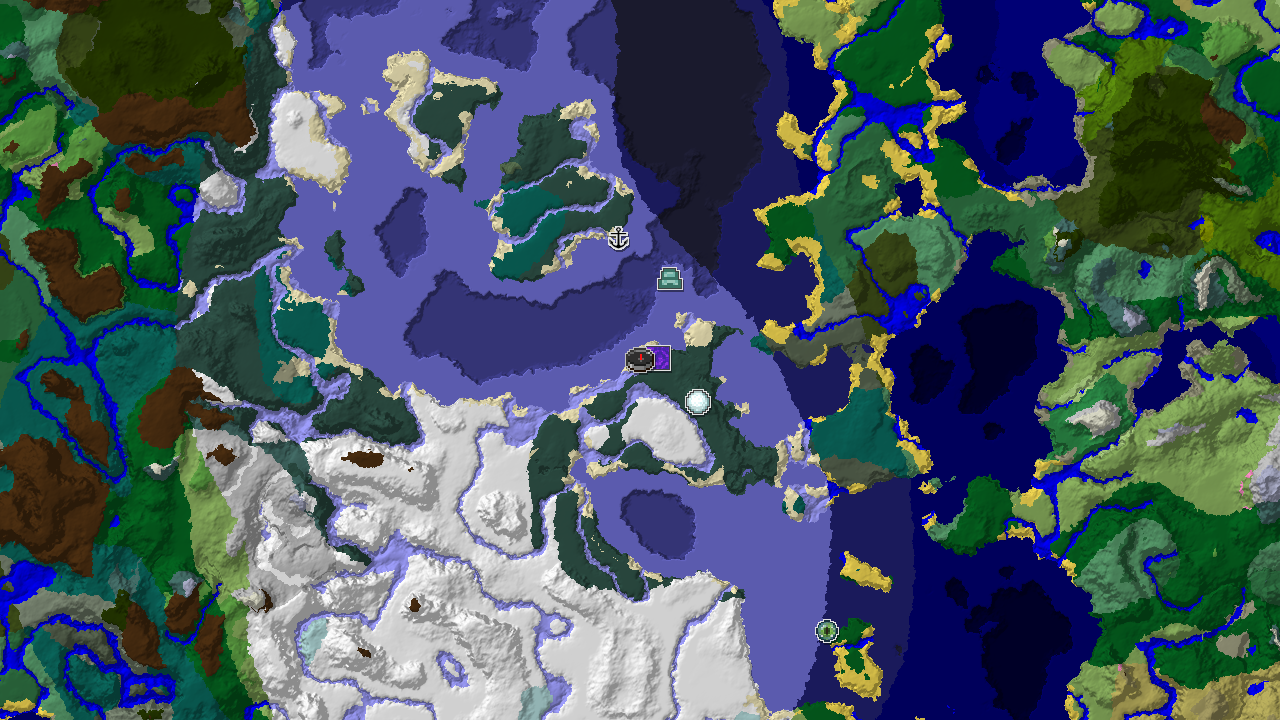 Frozen Ocean Start with a Close Monument