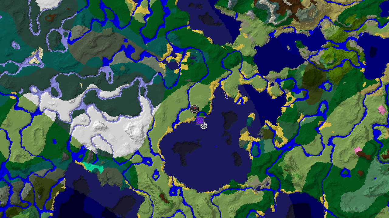 Spawn in Plains with a Cold Ocean and Taiga nearby
