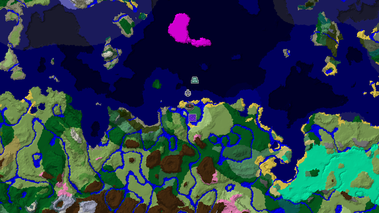 Rare Flower Forest Spawn with Nearby Ocean Monument