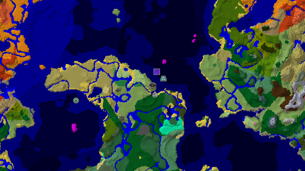 Spawn Near a Flower Forest and Ocean Monument